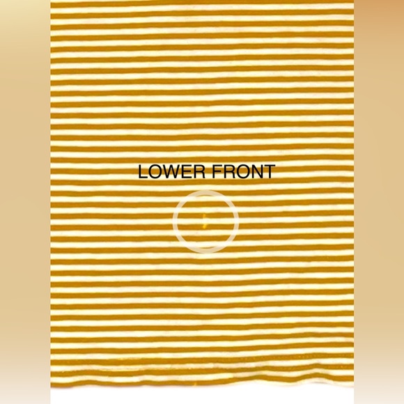 PacSun YELLOW STRIPED TEE - Picture 4 of 4